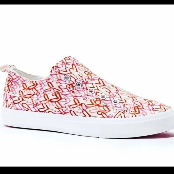 Corkys Babalu Heart Slip On Sneaker - Picture 1 of 1